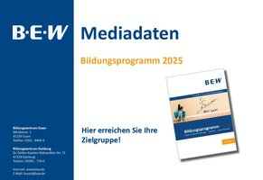 BEW Bildungsprogramm 2025 Mediadaten