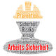 Wortwolke Arbeitssicherheit,
