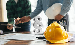 Bauplanung Schreibtisch