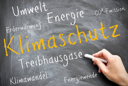 Tafel "Klimaschutz"