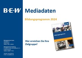 BEW Bildungsprogramm 2024 Mediadaten Anzeige
