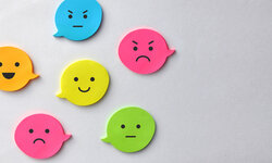 Emotionen Sprechblasen