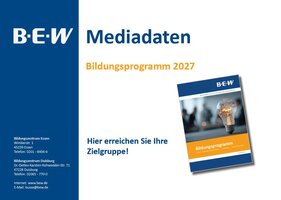 Bild Mediadaten BEW Bildungsprogramm