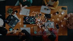 Meeting-Situation mit KI-Bezug