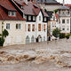 Hochwasser in Steyr, Österreich