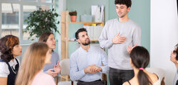 Präsentationsrunde Azubi-Gruppe