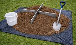 KI Erdhaufen mit Separationskreuz