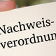 Nachweisverordnung,