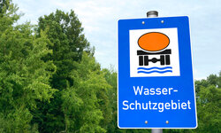 Schild Wasserschutzgebiet