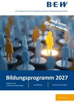 Titelbild BEW Bildungsprogramm 2027