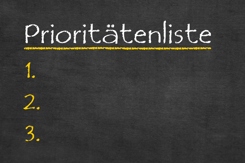 Prioritäten